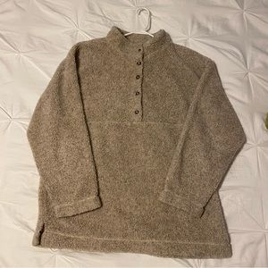L.L. Bean Quarter Buttoned Fleece